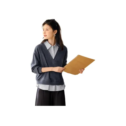 XWI Синий Женский Свитшот