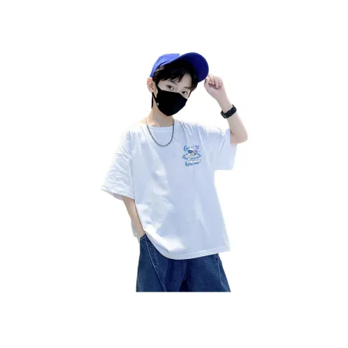 The panda is round Короткий рукав Т-рубашки Детский