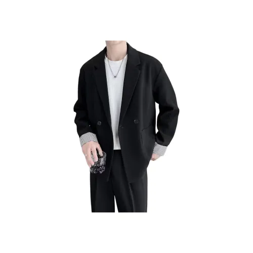 Черный унисекс деловые костюмы