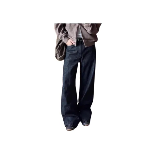 MORii Черные Унисекс Джинсы