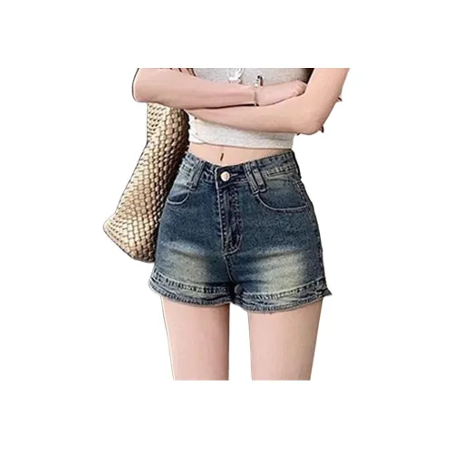 YEARNED Винтажные синие женские джинсовые шорты