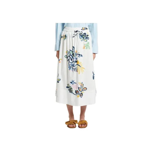 Marella Повседневный Длинный Юбка Женская Белая