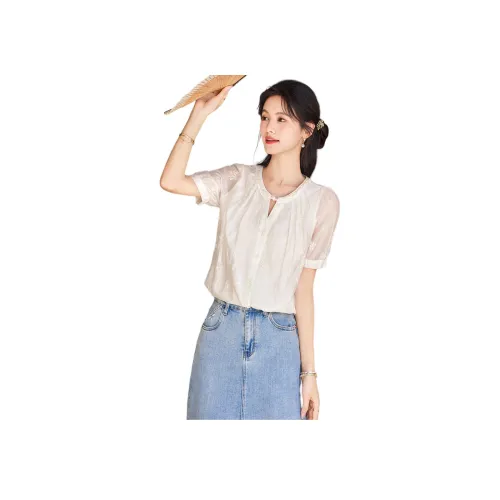 Like The Age Of Water Рубашка Женская Экрю