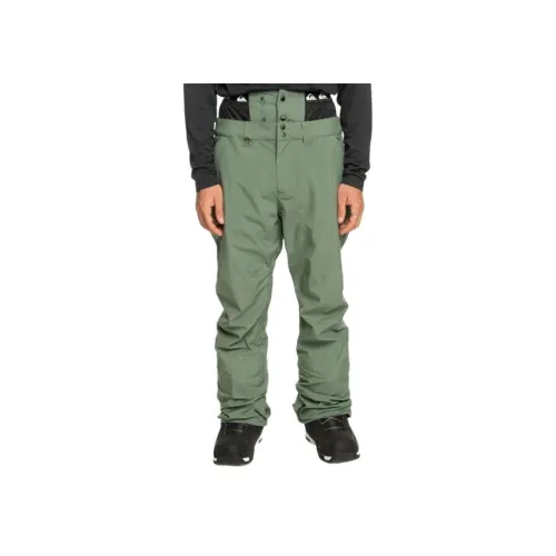 Quiksilver Зеленые Мужские Лыжные Штаны