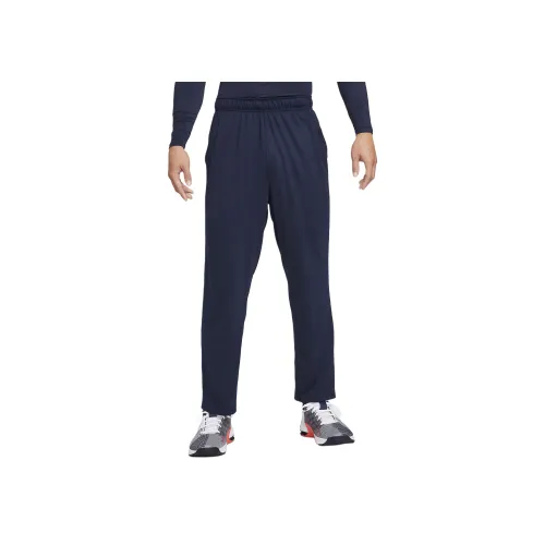 nike Dri Fit TOTALITY Открыто Подол Универсальный Брюки Вязаные Тренировочные брюки Мужской Обсидиан Черный