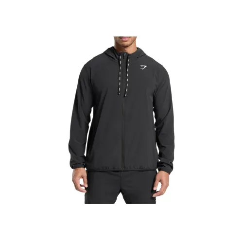 GYMSHARK Черные Мужские Куртки