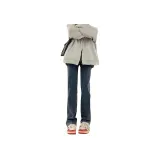 Голубо-серый, флисовая подкладка