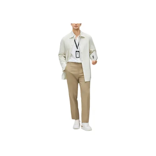 DANNINGZHEXUE Тренчкот Мужской