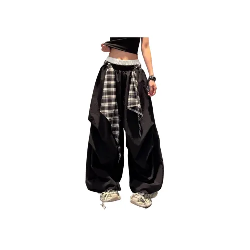 JIMI&JONS Черные Унисекс Повседневные Штаны