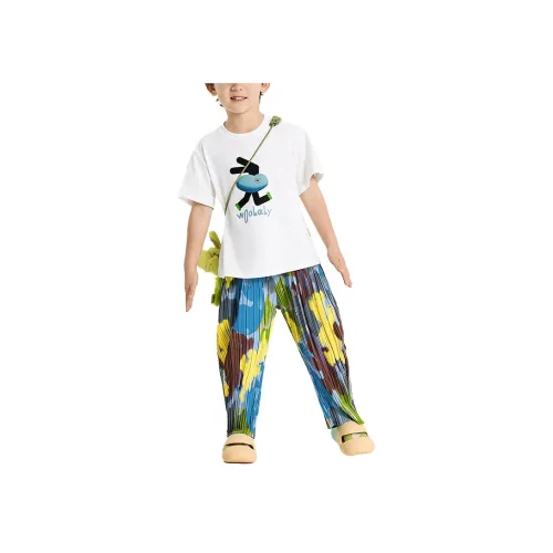 Woobaby Детский Низ SS25 Жевательные конфеты CARNIVAL совместный модель Кофе Дети 3-7 лет