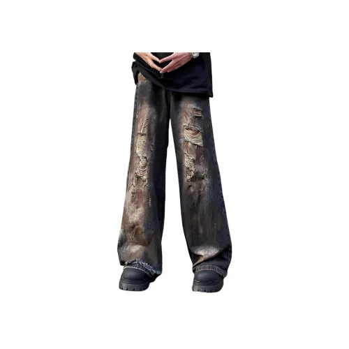 S.k. Manor Hill Винтажные синие унисекс джинсы