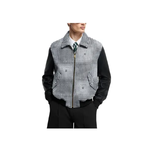 LOUIS VUITTON Черный/Белый Мужские пуховики