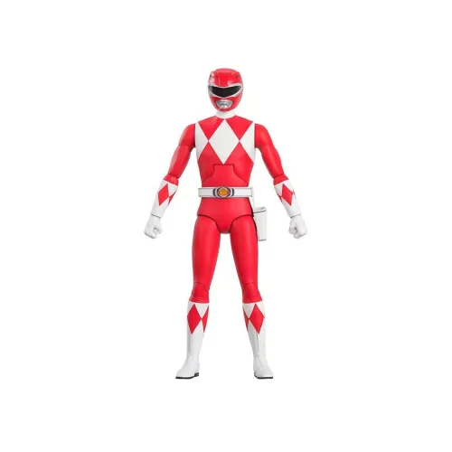 SUPER7 Красный топ Warrior Динозавр Команда PowerRangers Ultimate Collection 2 Открыто Коробка 17,8 см Слепые коробки