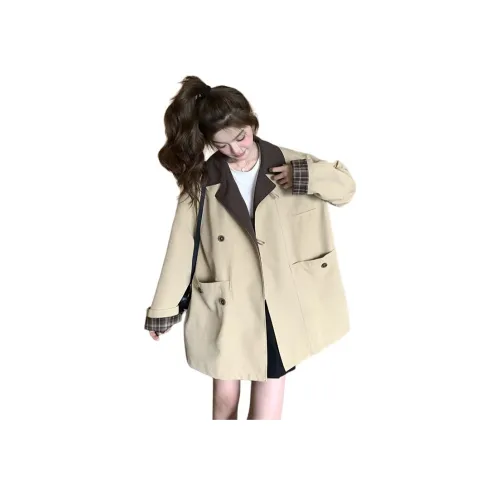 MEXICAN Хаки Женская тренч-куртка