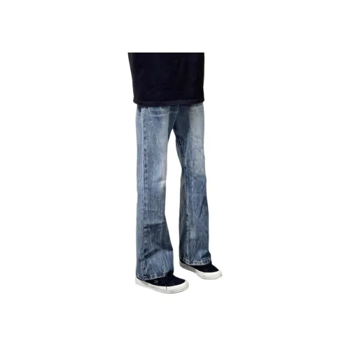MORii Blue Unisex Jeans MORii Синий Унисекс Джинсы