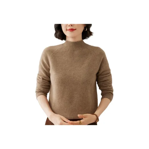 H YXIANG Кашемир Свитер Женские