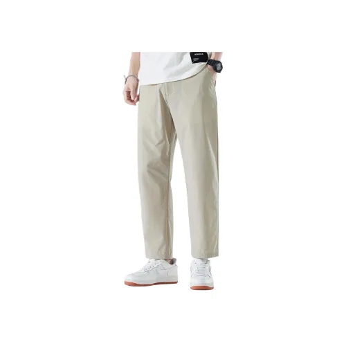 Tonlion Хаки Унисекс Повседневные Брюки