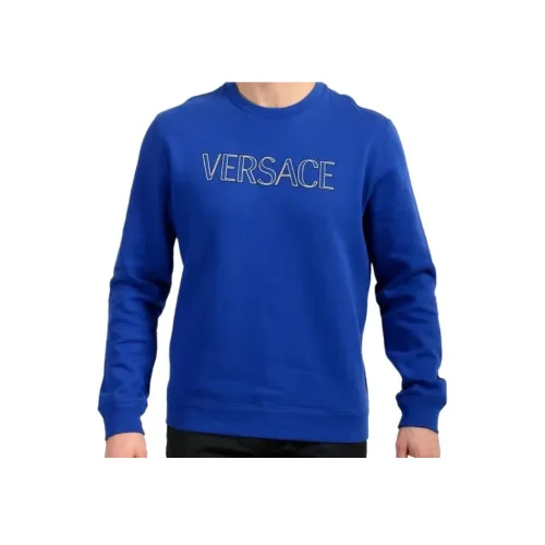VERSACE Синий Мужской Свитшот