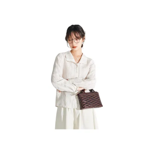 ZIMO Бежевые Женские Рубашки