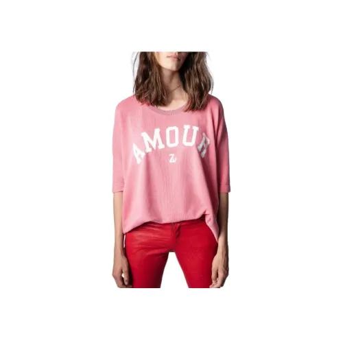 Zadig Voltaire T-рубашка женская розовая