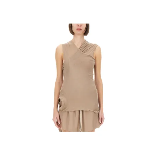 RICK OWENS Телесный Женские T Рубашки