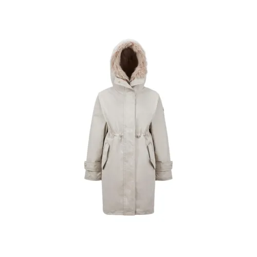 Moncler Down Jacket Women's Beige