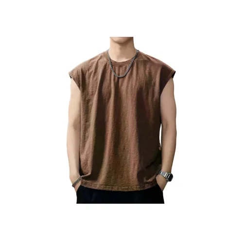 GUISE Летний топ без рукавов свободный крой унисекс