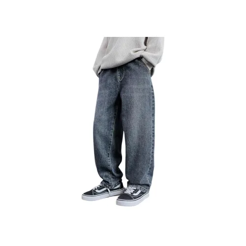 TONGGENI Серые Джинсы для школьного возраста