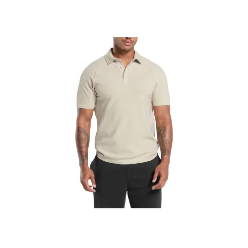 GYMSHARK Бежевый Мужской Поло