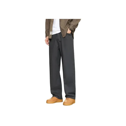 Tonlion Светло-зеленый Серый Унисекс Повседневные брюки