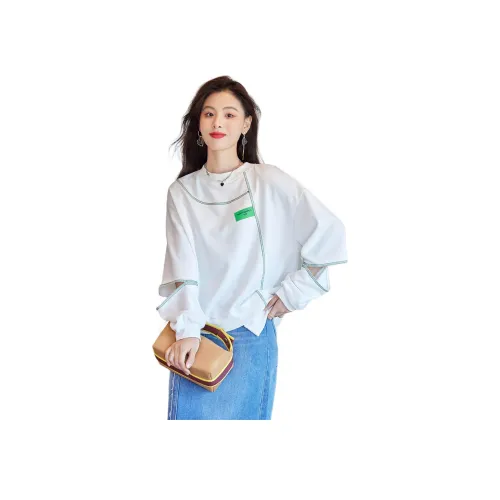 Like The Age Of Water Свитшот Женский Белый