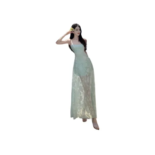 MORii Зеленый Женские Слиплатья