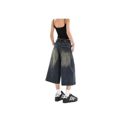 FOREVER 21 Винтажные синие женские джинсовые шорты