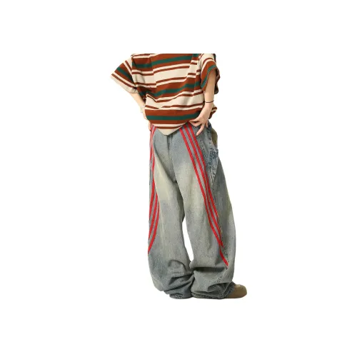 Pirkadat Синие Унисекс Джинсы