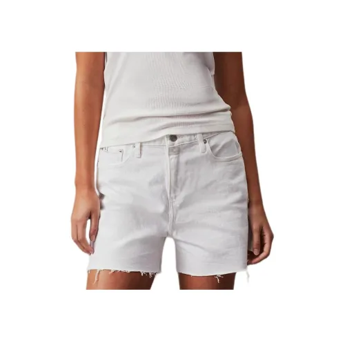 Calvin Klein Джинсовые шорты Европейская версия Женские Белые