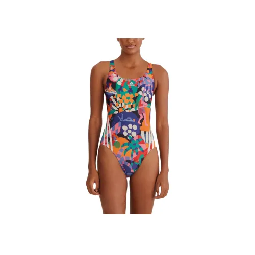 Adidas x FARM RIO FW24 Ван-Пис Купальник Женский Оранжевый