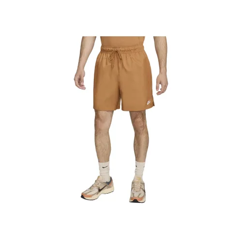 nike Club Ткани вязаные Flow Шорты Повседневные шорты Мужской Linen