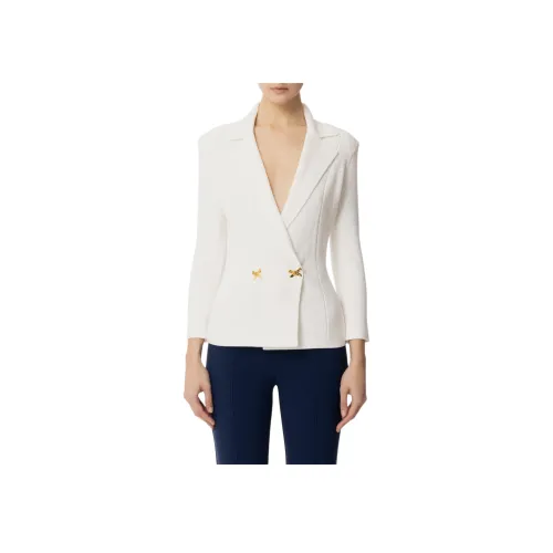 Elisabetta Franchi Куртки Пальто Женские Белые