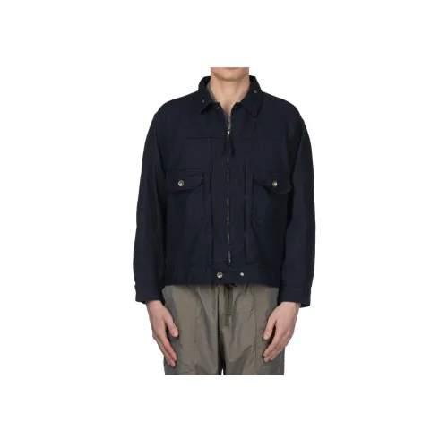 Сотрудничество Engineered Garments Морской синий Мужские Куртки