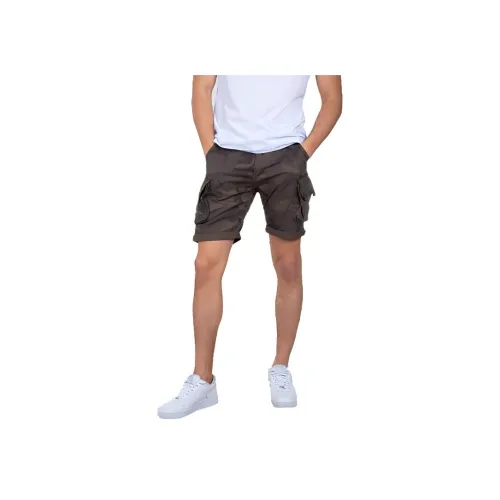Совместный бренд с Alpha Industries Olive Men's Cargo Shorts