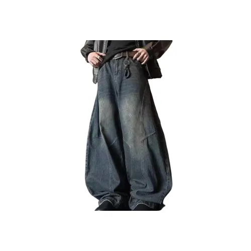 PANDA ADEVIL Синий Унисекс Джинсы