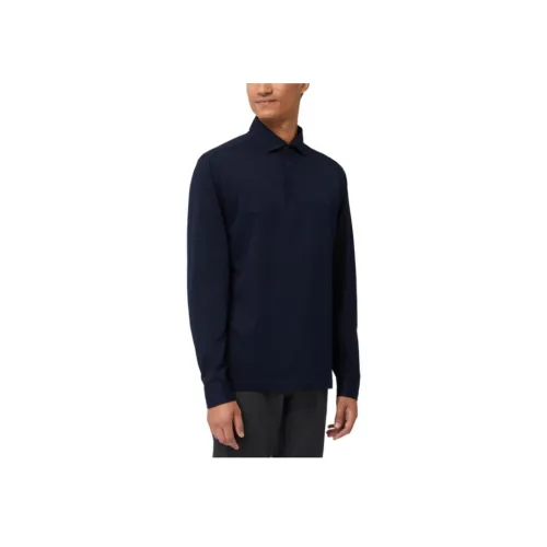 HARMONT&BLAINE Blue Men's Polo