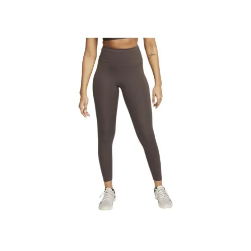 Nike One Leggings Женские Коричневые