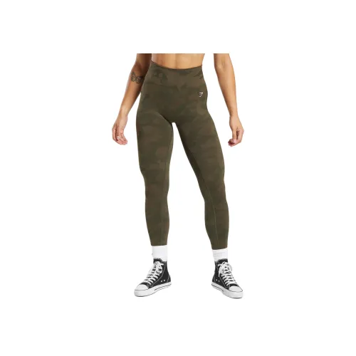 GYMSHARK Adapt Leggings Женские Зимние Оливковые