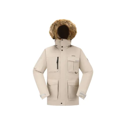 DECATHLON SH900 PARKA Пальто Мужской Бежевый