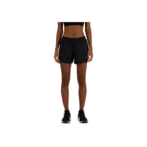 New Balance Sport Essentials Черные Женские Спортивные Шорты