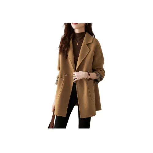 Mo Han Yi Mei Пальто Женское Верблюжий
