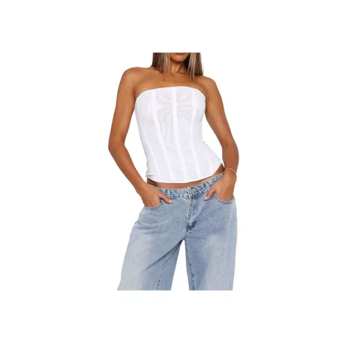 WHITE FOX Tell ME A Secret Без бретелей Топ Женский