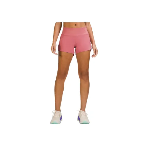 lululemon Speed Up Спортивные шорты Женские Шиповниковый красный