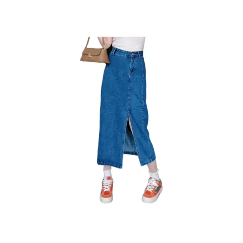 AURORA MUSE Denim Long Skirt Women's